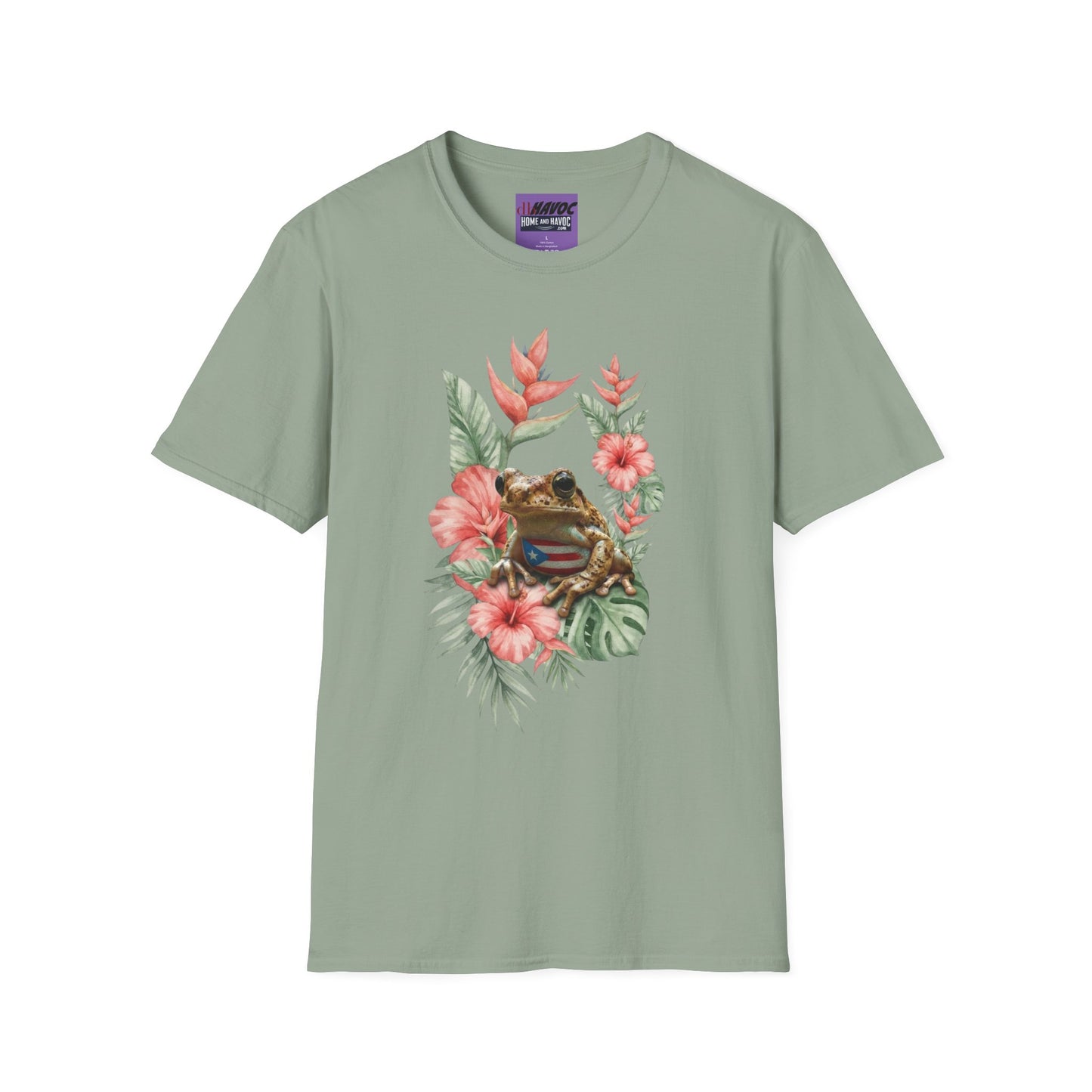 Coquí & Hibiscus T-Shirt