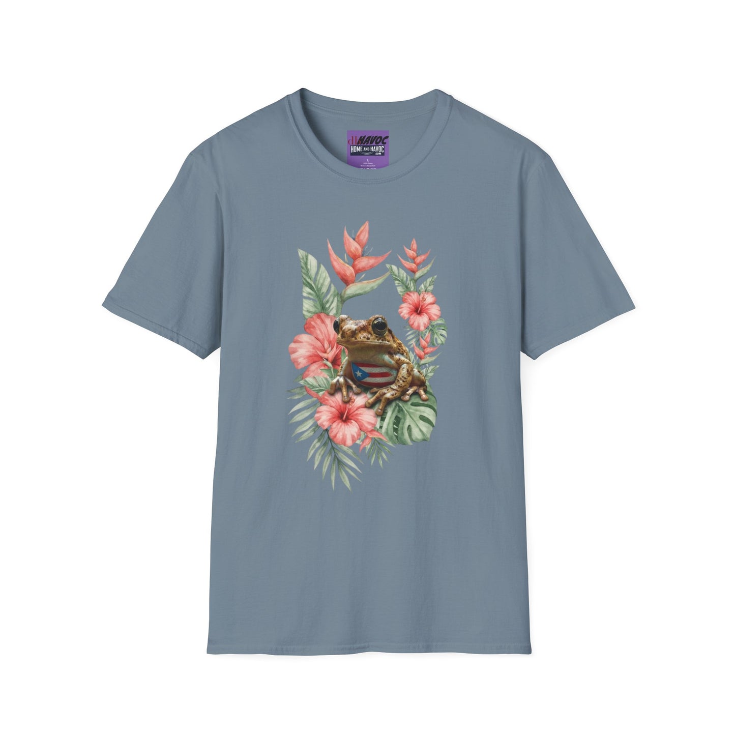 Coquí & Hibiscus T-Shirt