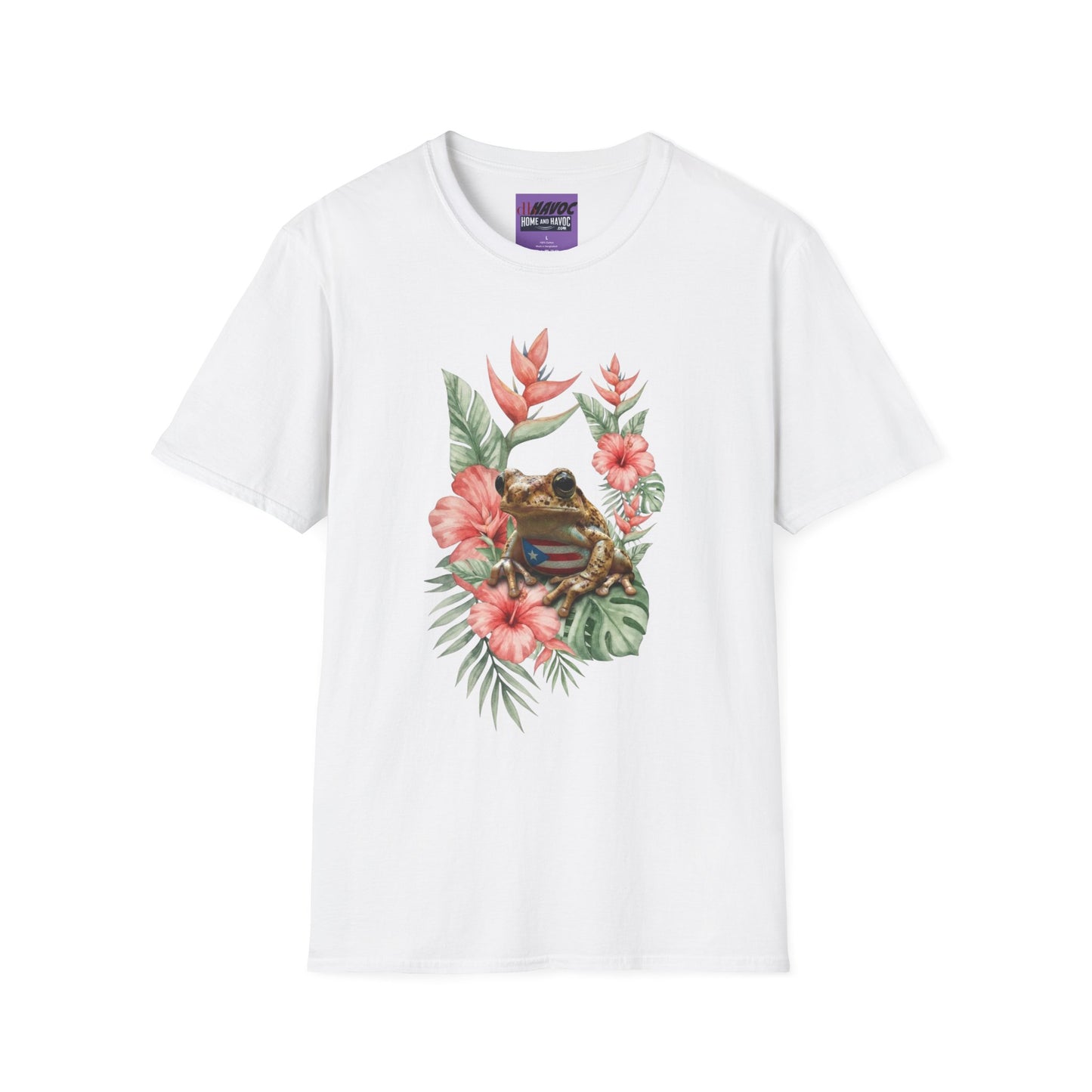 Coquí & Hibiscus T-Shirt
