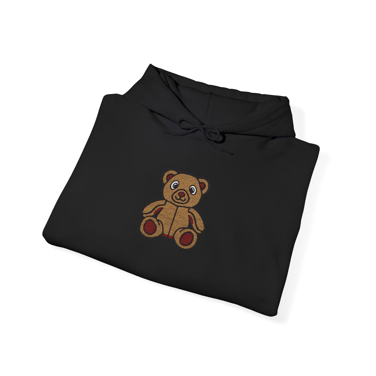 Teddy Bear Cozy Embroidered Hoodie