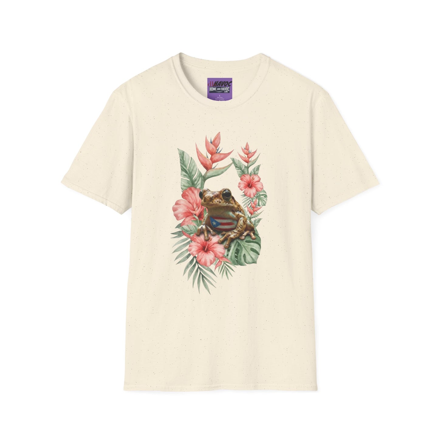 Coquí & Hibiscus T-Shirt
