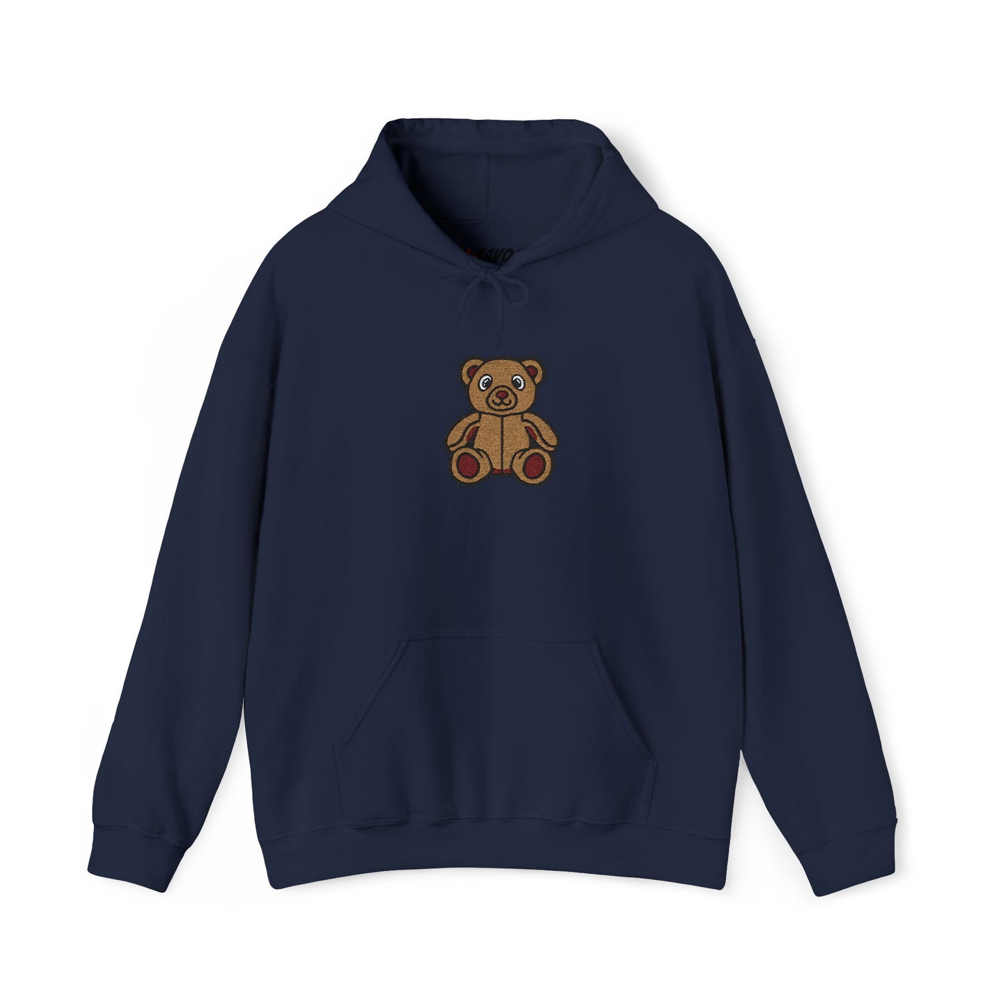 Teddy Bear Cozy Embroidered Hoodie