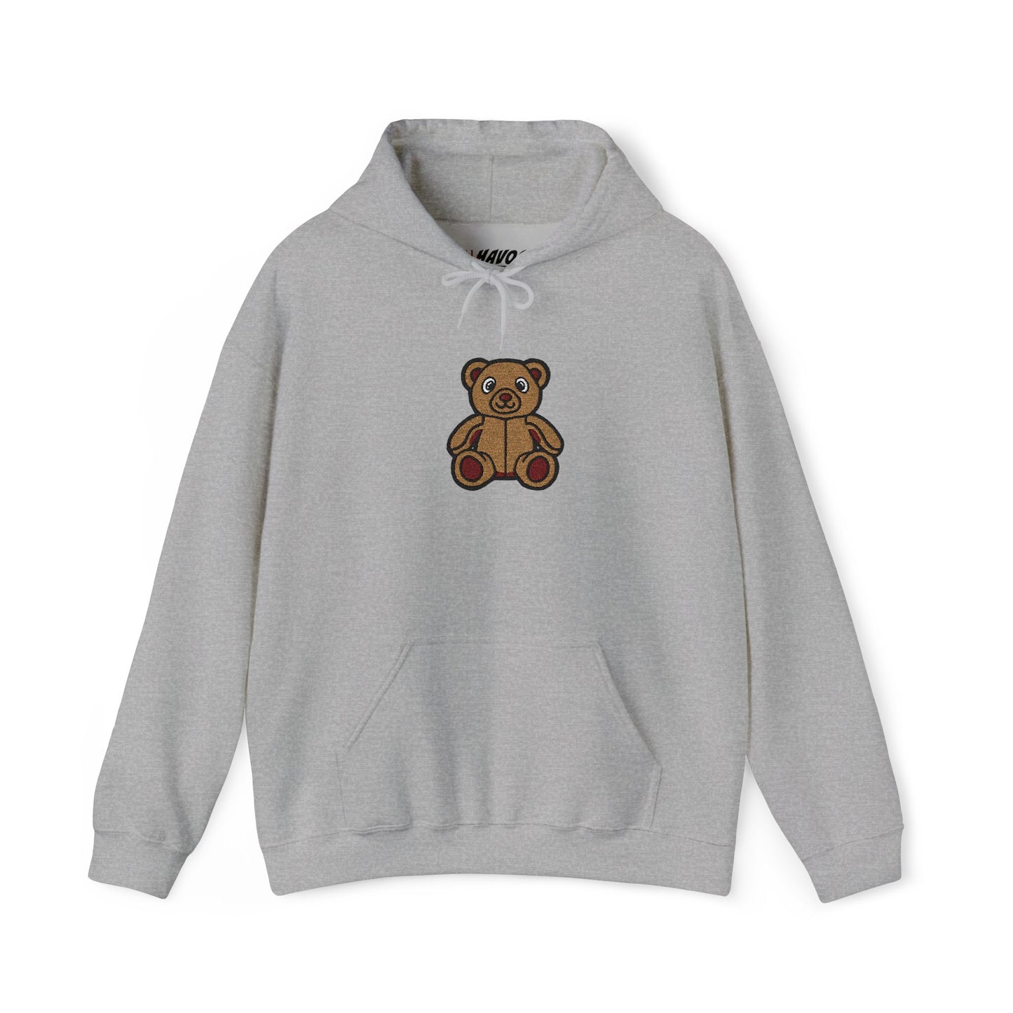 Teddy Bear Cozy Embroidered Hoodie
