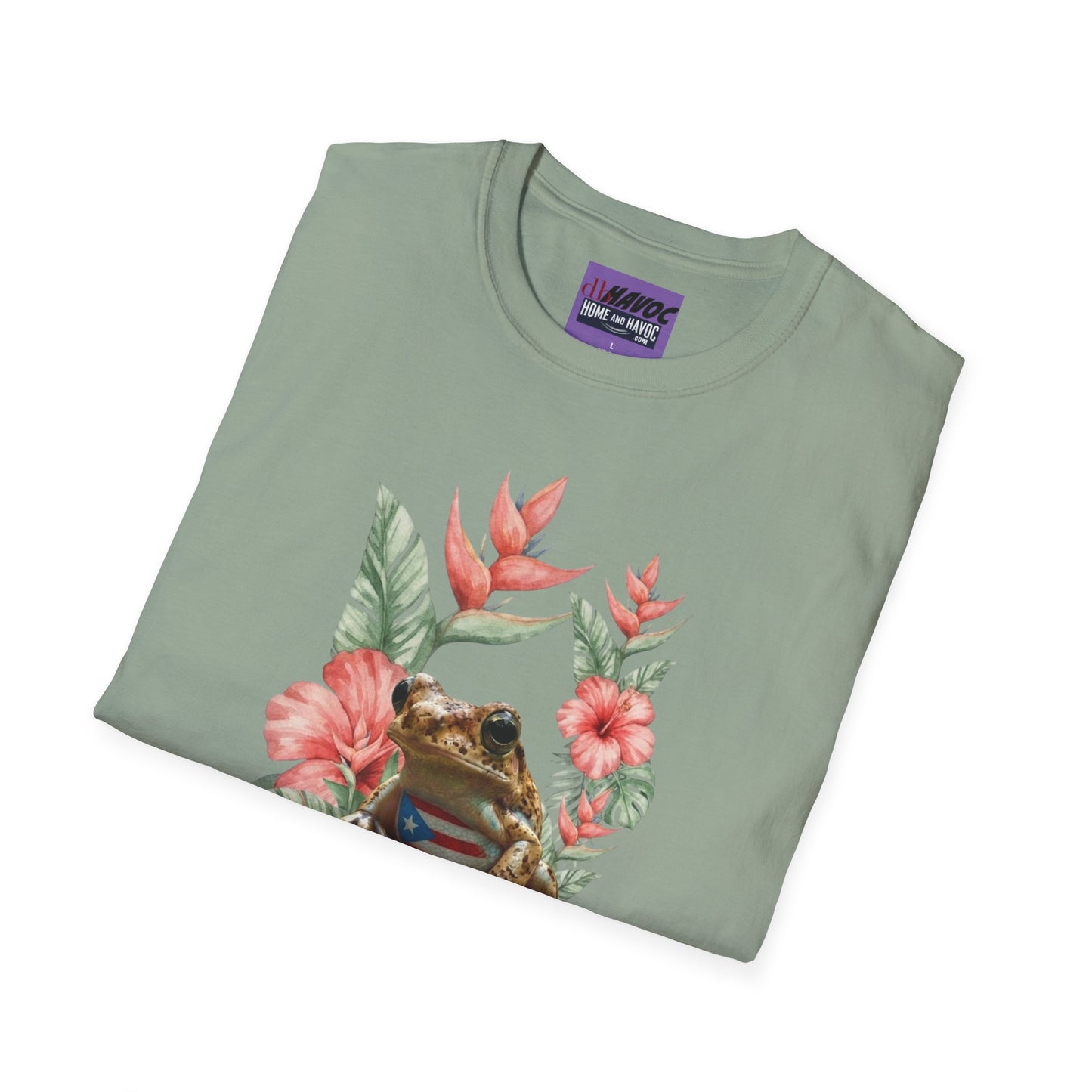 Coquí & Hibiscus T-Shirt