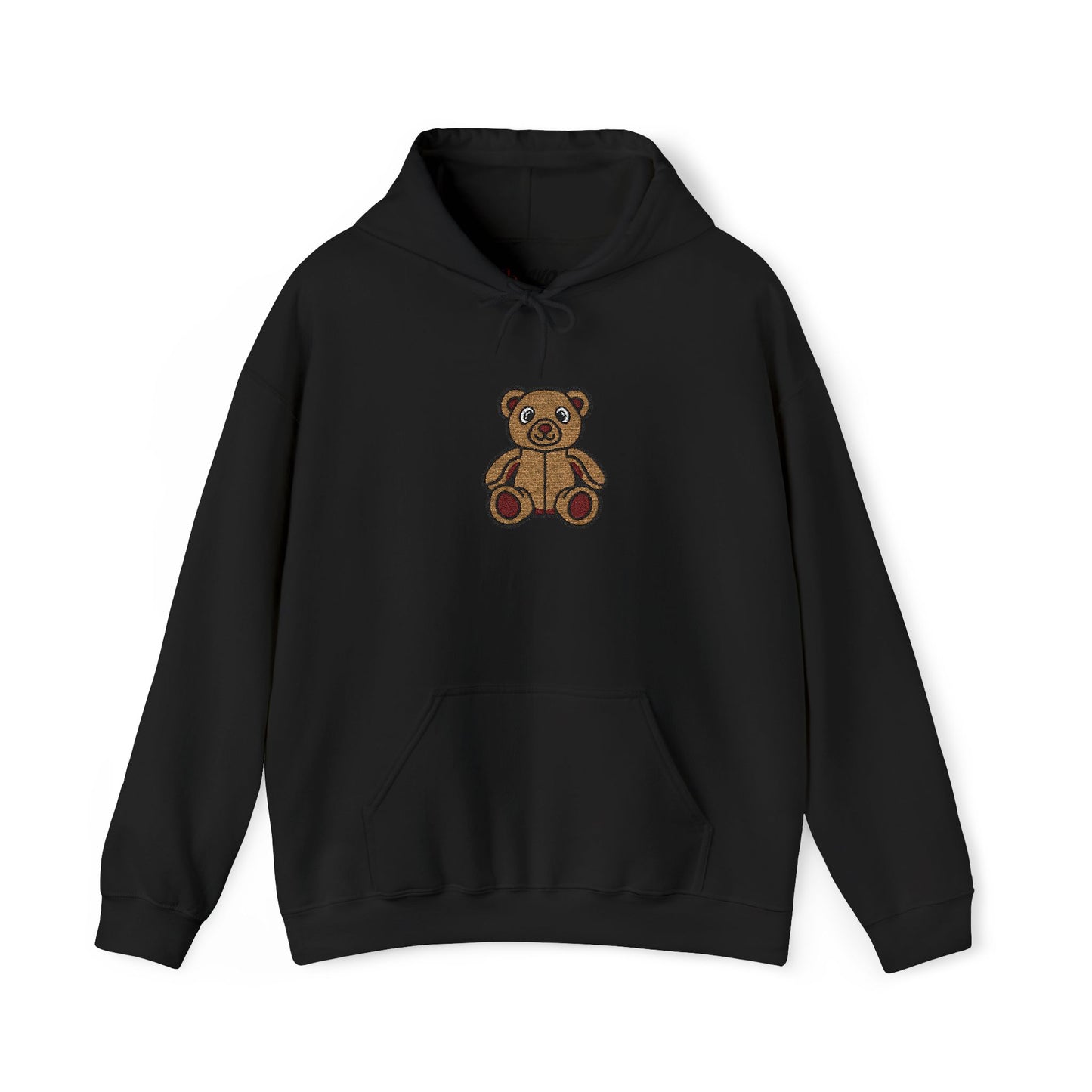 Teddy Bear Cozy Embroidered Hoodie