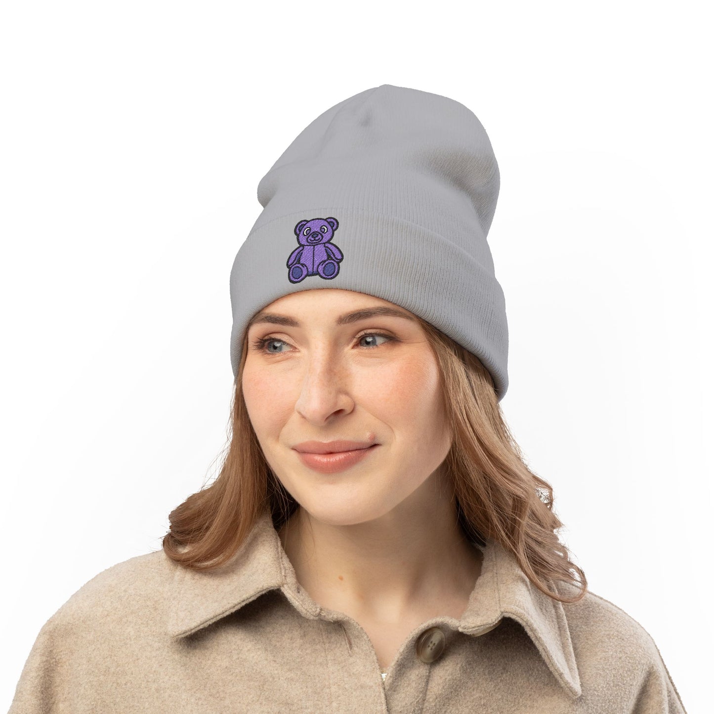 Lavender Dream Embroidered Beanie 💜