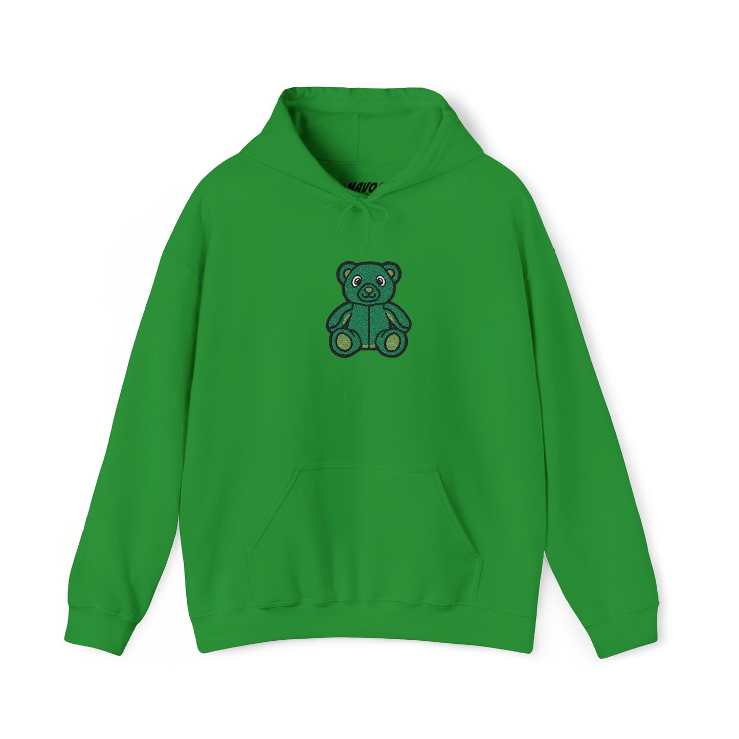Emerald Bear Embroidered Hoodie