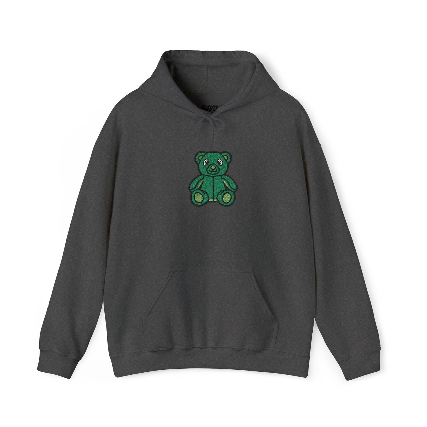 Emerald Bear Embroidered Hoodie